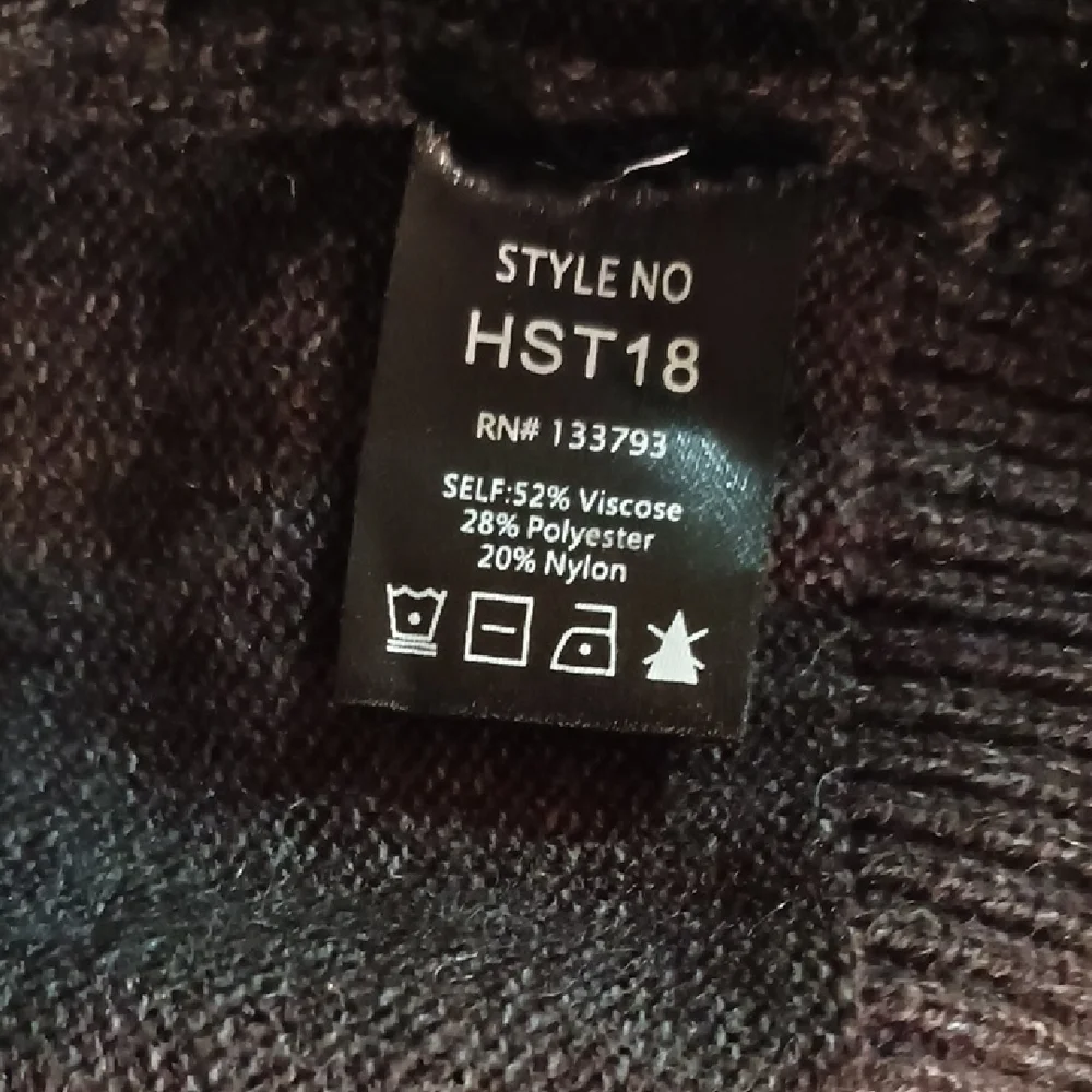 POL Distressed Gray Striped Sweater